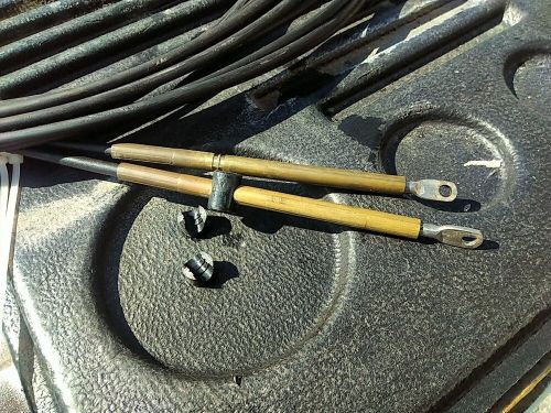 Morse teleflex 30&#039; foot push pull shift and throttle cables