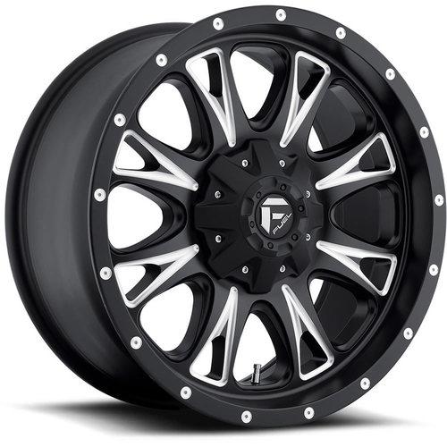 20x9 black fuel throttle 5x4.5 & 5x5 +1 rims mud grappler 37x13.50r20lt