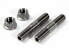 Can-am renegade 800r 850 exhaust repair kit bprtav titanium studs nuts &amp; gaskets