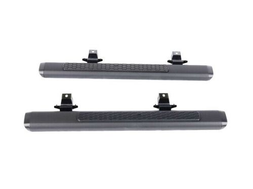 82215328ab black aluminum tubular side step jeep wrangler jl 2-door (2018-2024)