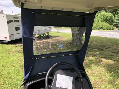 Golf cart windshield