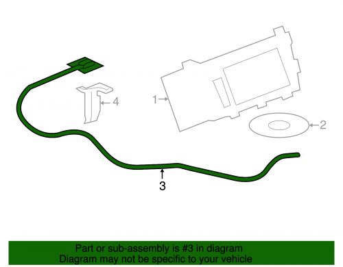 Genuine gm antenna assembly-navn 15871635