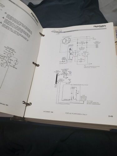 Flight safety gulfstream g1 recurrent training manual 1997 updated