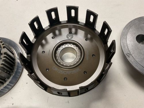 2004 04 honda crf250r complete clutch moose basket hub pressure plate discs rod