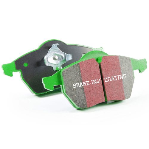 Ebc brakes greenstuff performance brake pad set, front fits pontiac firebird