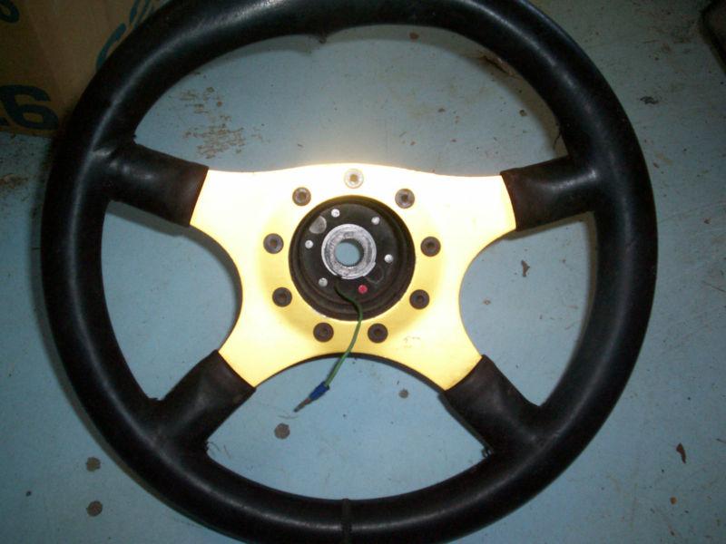 Porsche 914 911  lecarra steering wheel and hub  vintage item