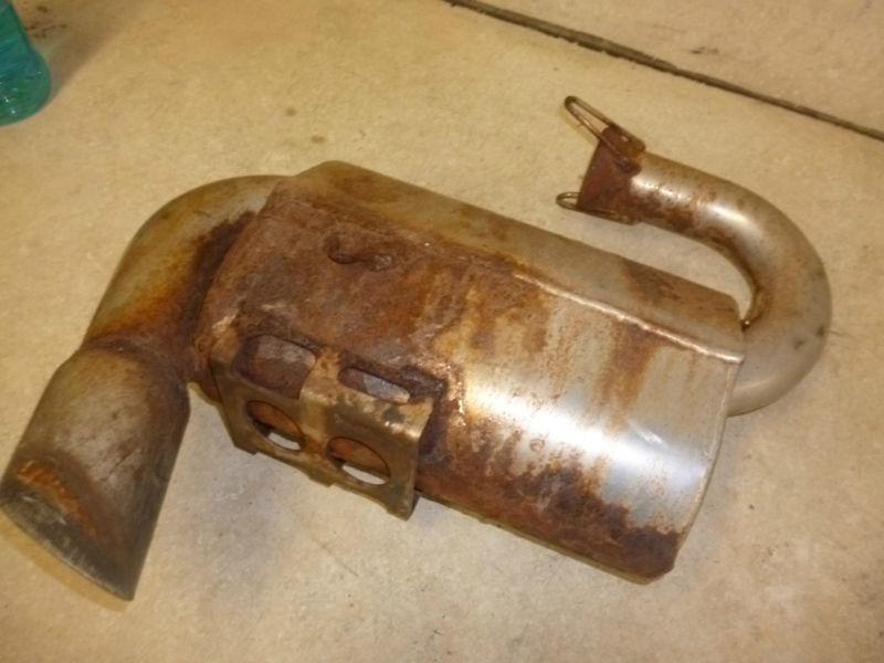 08 polaris 700 dragon rmk slp exhaust can muffler oem 800 600 iq assault #5316