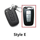 1x 3/4 buttons pu leather remote car key case trim cover fit for hyundai i40/i30