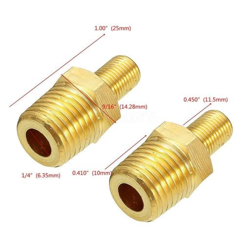 1 pair 1/4inch npt mpt solid brass air compressor tank fill valve accessories