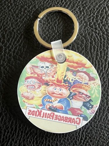 Gpk garbage pail kids adam bomb keychain custom made acrylic keychain