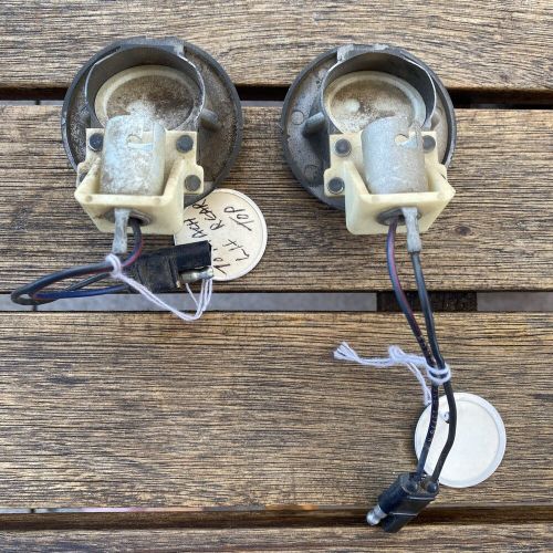 Oem 1969 1970 mustang fastback sail panel lights lamps set