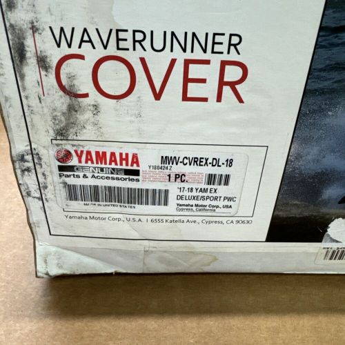 Yamaha ex deluxe sport oem charcoal waverunner cover 2017-2022 mwv-cvrex-dl-18