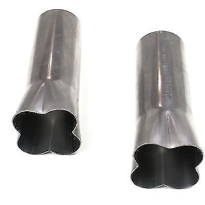 Patriot exhaust h7671 10&#034; long 4-into-1 formed collector 16 gauge 2.5&#034; diameter