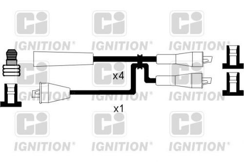 Ht leads ignition cables set fits vauxhall cavalier mk1 1.9 75 to 78 19s ci new