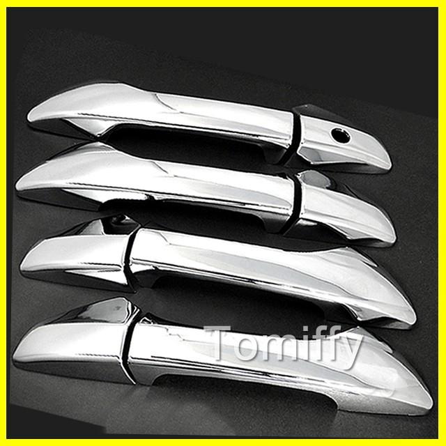 Chrome 4 door handle cover fit 2008 2009 2010 2011 2012 honda accord 1 keyhole