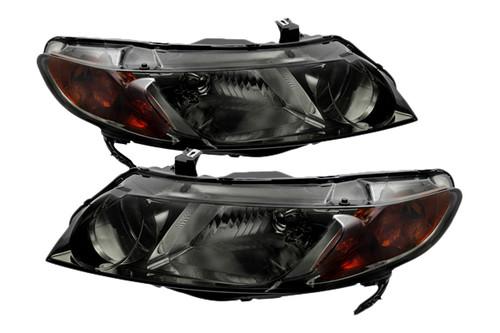 Spyder jhhc064dr chrome euro crystal headlights front head light