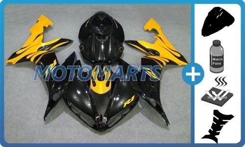 Bundle for yamaha yzf 1000 r1 04 05 06 injection body kit fairing windscreen an