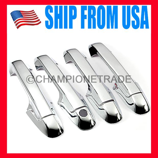 Us triple chrome side door handle cover trim for honda accord sedan 2003-2007