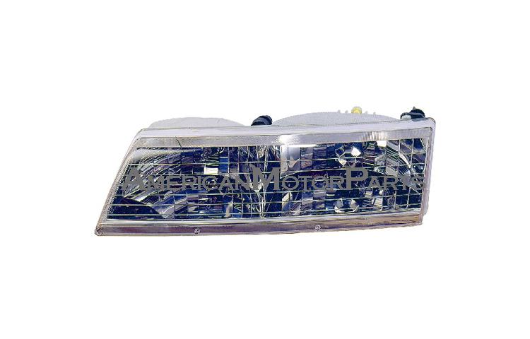 Driver side replacement headlight 95-97 mercury grand marquis - f5my13008b