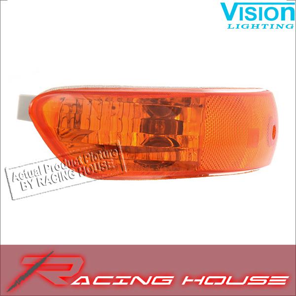 Left driver bumper parking signal light assembly 02-05 mitsubishi eclipse