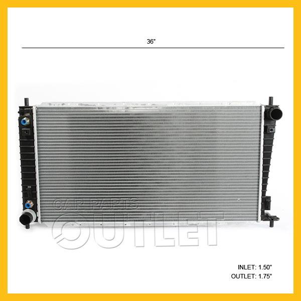 99-02 lincoln navigator 5.4 v8 radiator 1999-2002 suv 4.6 w/toc a/t at new