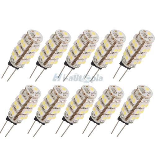 10x g4 25 white 1210 smd led light cabinet camper marine boat lamp bulb dc 12v