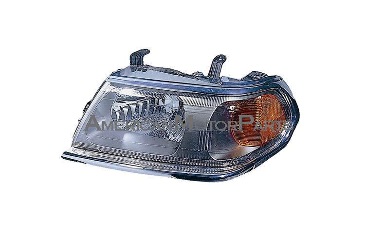 Eagleeye pair headlight chrome housing 00-04 mitsubishi montero sport