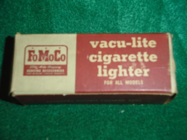 Ford fomoco vacu-lite cigarette lighter 0a-18638  n.o.s.