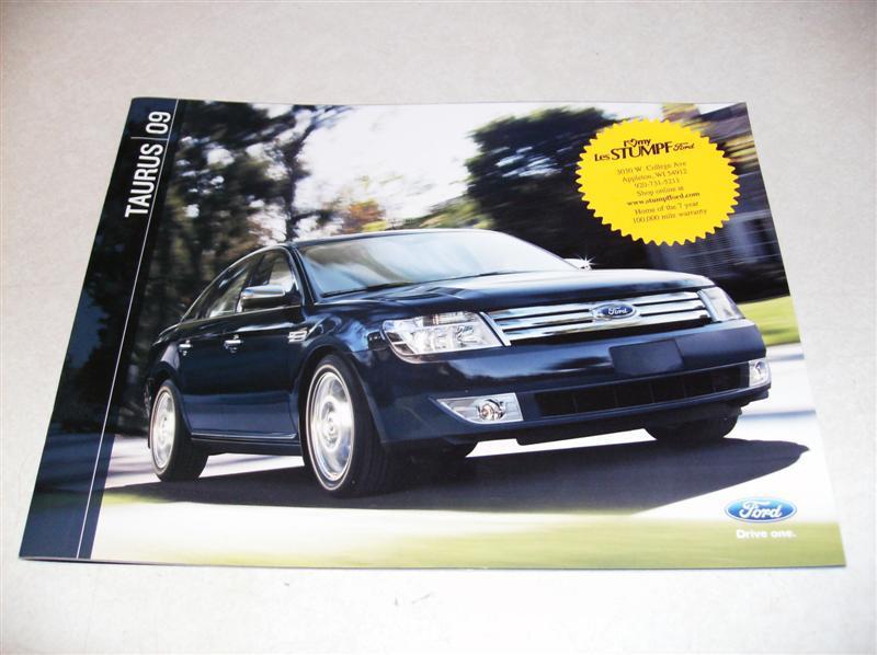 2009 ford taurus original sales brochure