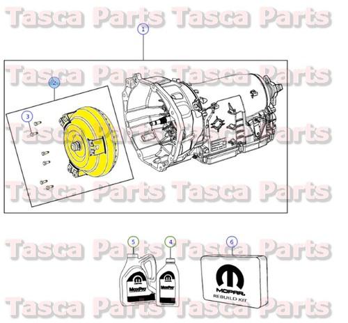 New oem automatic transmission fluid 1989-2011 dodge chrysler jeep vehicles