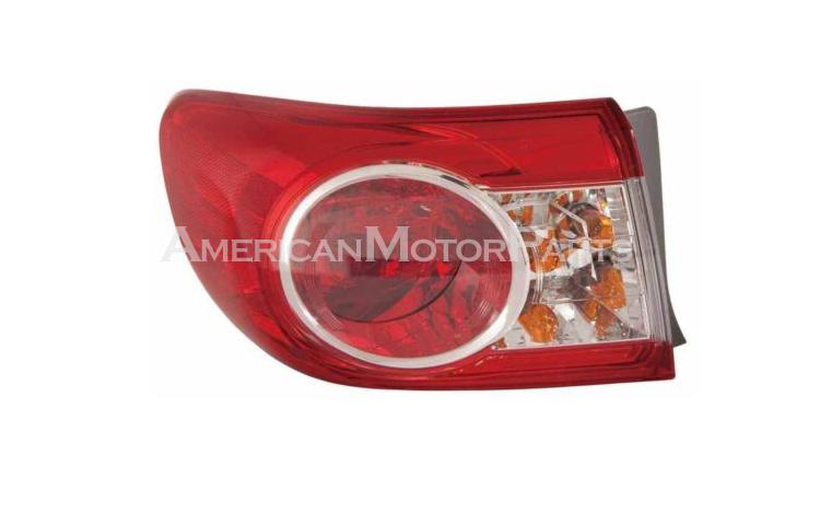 Depo driver & passenger replacement tail light 11-11 toyota corolla