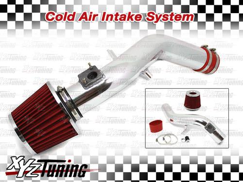 Jdm red 06-11 is 250/350 v6 2.5l 3.5l cold air intake induction kit + filter 3"