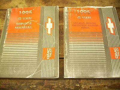 1995 chevy express\gmc savana factory issue repair manual set