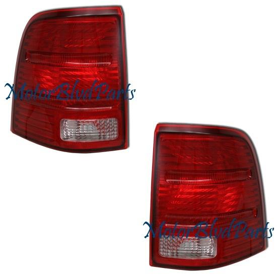 02-05 ford explorer tail lights lamps left+right lh+rh