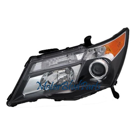 07 08 09 acura mdx base/tech headlight driver left side