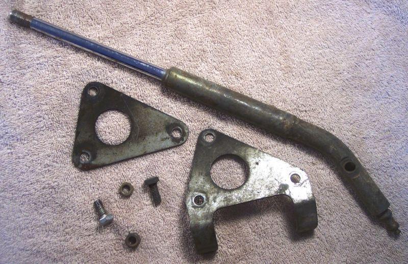 Lot vintage floor shifter and bracket rat rod 1964 1965 1966 hurst fenton indy