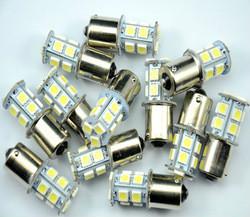 10x 13smd 1156 s25 6000k ba15s 89 white backup tail brake signal light led bulbs