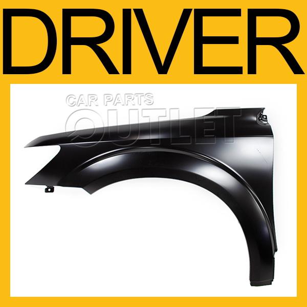 2009-2009 dodge journey driver front fender primered black steel replacement lh