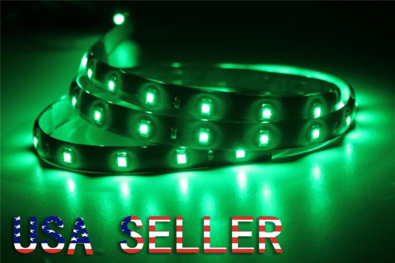 120cm  48"  light 1210 60 smd waterproof flexible led car truck  strips green