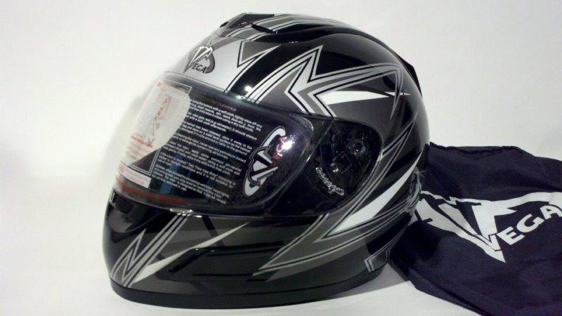 Vega motorcycle helmet large