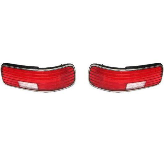 94-96 chevy caprice chrome taillights lens taillamps brake lights pair set rear