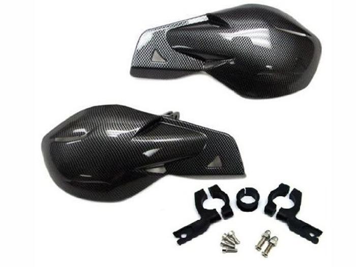 Carbon hand guards mx for kawasaki brute force prairie kfx 650 750 450 bayou kvf