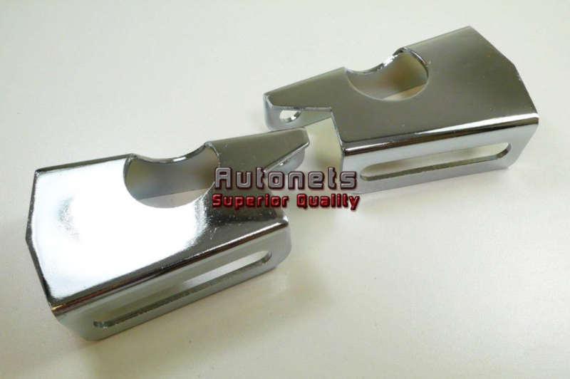 Chrome angled brake booster mounting bracket chevy gm chevelle monte carlo