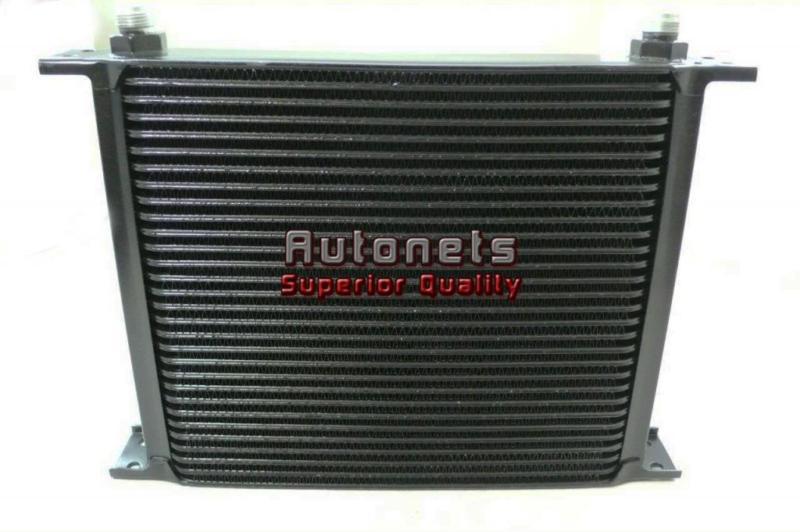 30 row universal engine transmission aluminum oil cooler 13" x 8 1/4" x 2"