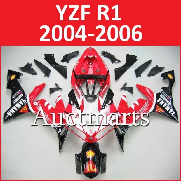 Fit yamaha yzf r1 04 05 06 yzfr1 2004 2005 2006 fairing kit bodywork e10 a01