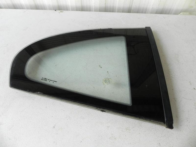 Ford mustang coupe rear quarter glass rear window right passenger side