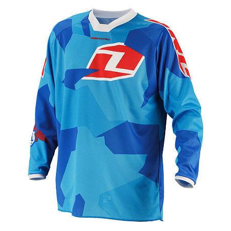 One industries youth large atom carbon  jersey  fox shift thor fly troy lee 