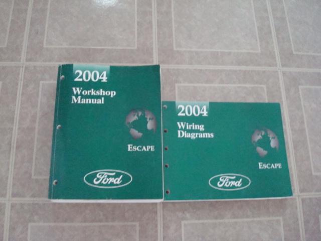 2004 ford escape factory dealer dealership service work shop repair manual book 