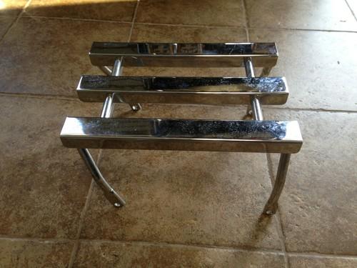 Used classic chrome luggage rack harley davidson softail touring road king flstf