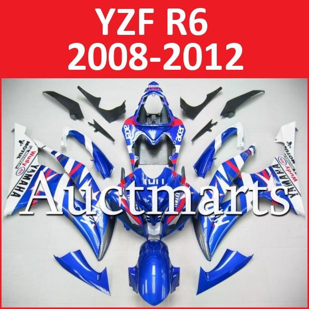 Fit yamaha yzf r6 08 09 10 11 12 yzfr6 2008 2009 2010 2011 2012 fairing i11 a11